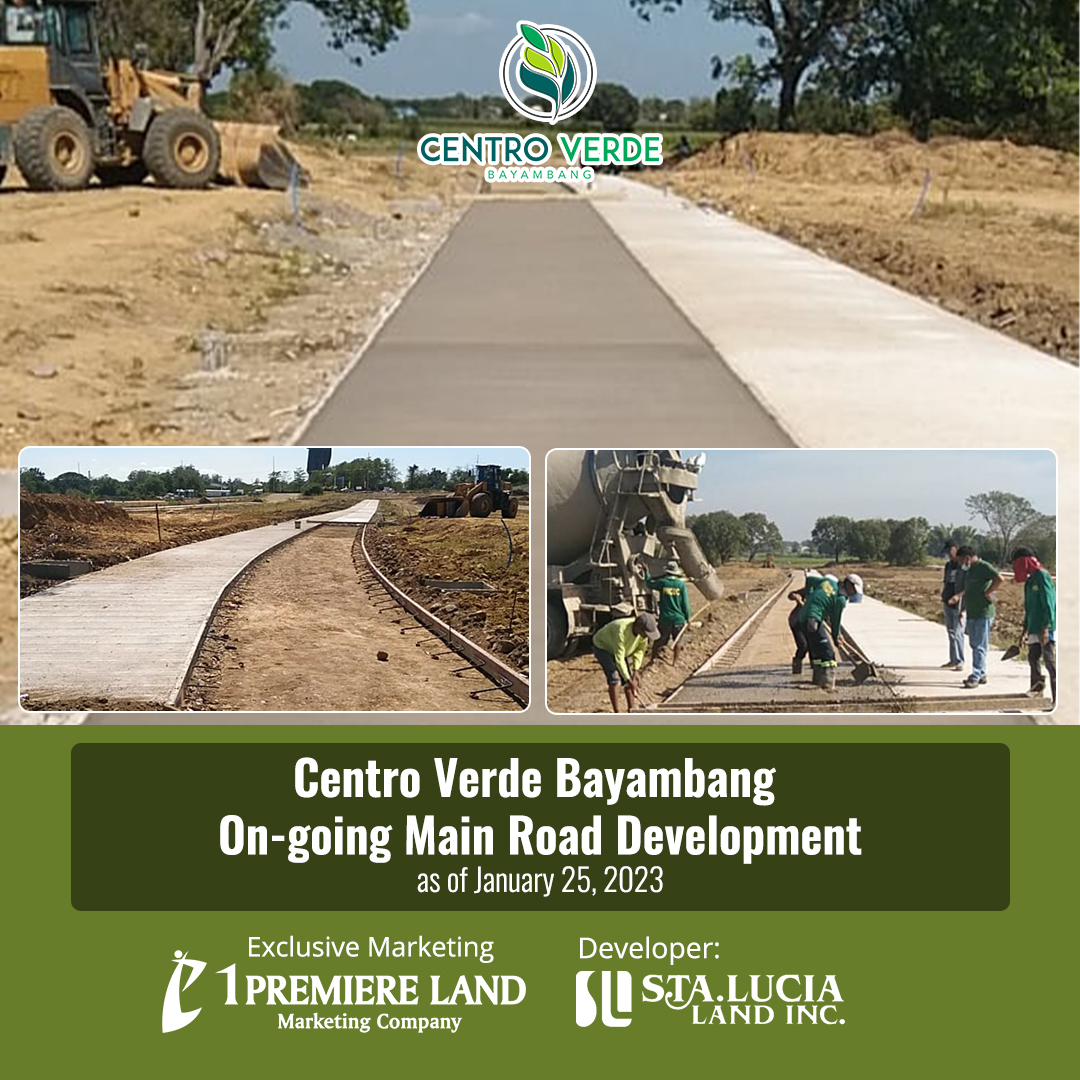 Centro Verde Bayambang Main Road Construction